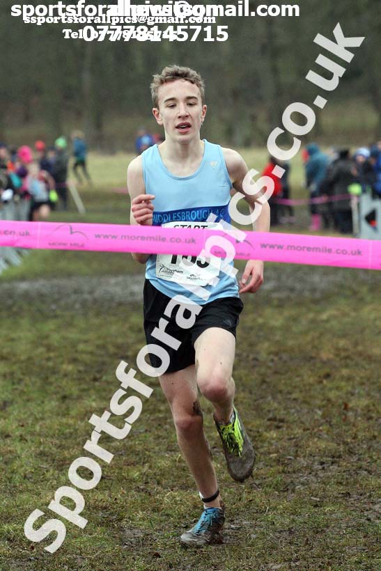 Boys under-15s, 2018 Northern Cross Country Champs., Harewood House, Leeds. Photo: David T. Hewitson/Sports for All Pics